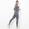 Autumn Yoga Set Women Gym Clothes Seamless Fitness Sportswear Tracksuit Long Sleeve Shirts Leggings Workout Clothing Outfits-UHXC-mid gray set-M-United States-Urbanheer