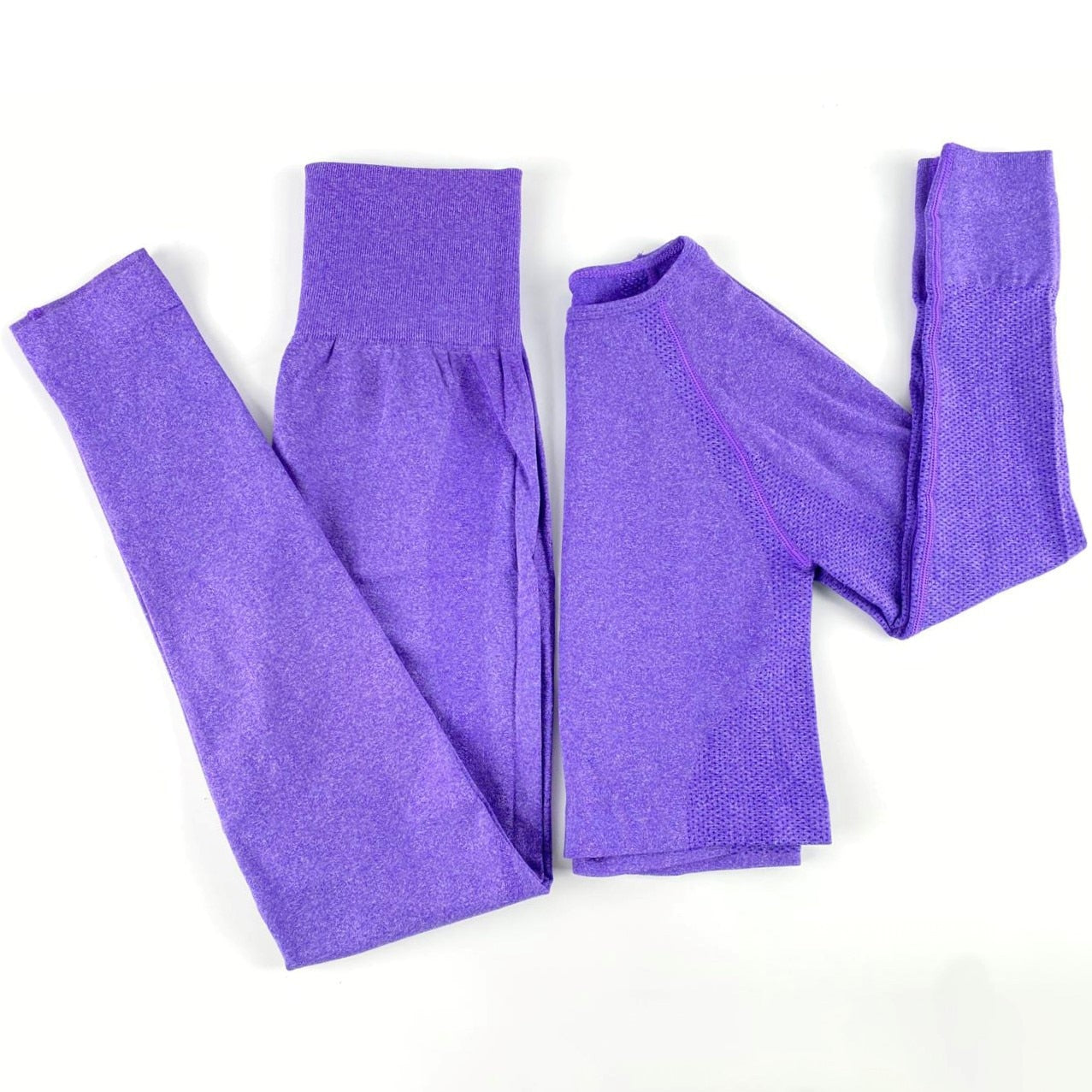 Autumn Yoga Set Women Gym Clothes Seamless Fitness Sportswear Tracksuit Long Sleeve Shirts Leggings Workout Clothing Outfits-UHXC-purple set-L-United States-Urbanheer