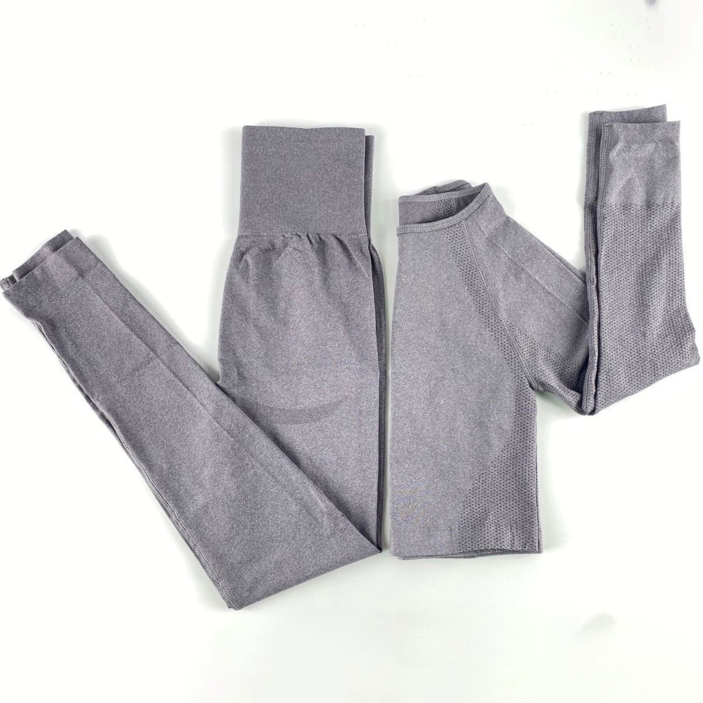 Autumn Yoga Set Women Gym Clothes Seamless Fitness Sportswear Tracksuit Long Sleeve Shirts Leggings Workout Clothing Outfits-UHXC-purple set-L-United States-Urbanheer