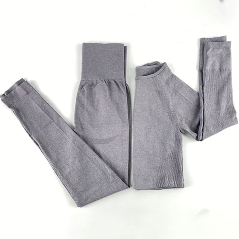 Autumn Yoga Set Women Gym Clothes Seamless Fitness Sportswear Tracksuit Long Sleeve Shirts Leggings Workout Clothing Outfits-UHXC-purple set-L-United States-Urbanheer