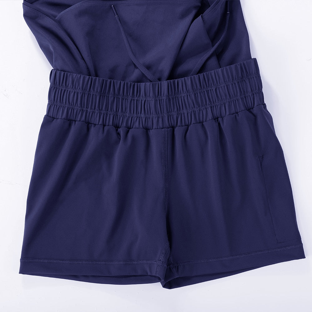 Women Workout Running Shorts-UHXA-Light grayish blue04-US00-Urbanheer