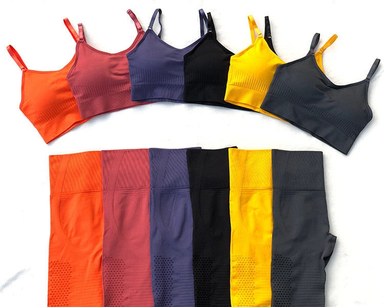 Active Crop Top & Leggings Suit-UHXC-blue pants-S-United States-Urbanheer