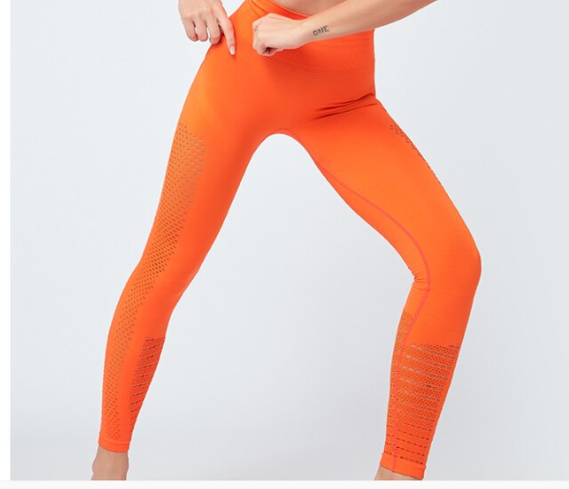 Active Crop Top & Leggings Suit-UHXC-orange pants-S-United States-Urbanheer