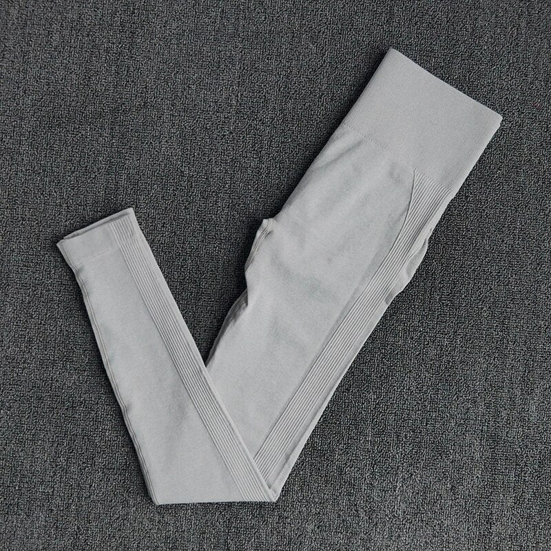 Active Crop Top & Leggings Suit-UHXC-yellow set-M-United States-Urbanheer