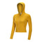 Autumn Seamless Solid Yoga Hoodies Long Shirt Jacket Long Sleeve Zipper Sportswear Hooded Top Gym Fitness Workout Sports Tees-UHXC-green-XL-United States-Urbanheer
