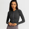 Autumn Seamless Solid Yoga Hoodies Long Shirt Jacket Long Sleeve Zipper Sportswear Hooded Top Gym Fitness Workout Sports Tees-UHXC-gray shirt-M-United States-Urbanheer