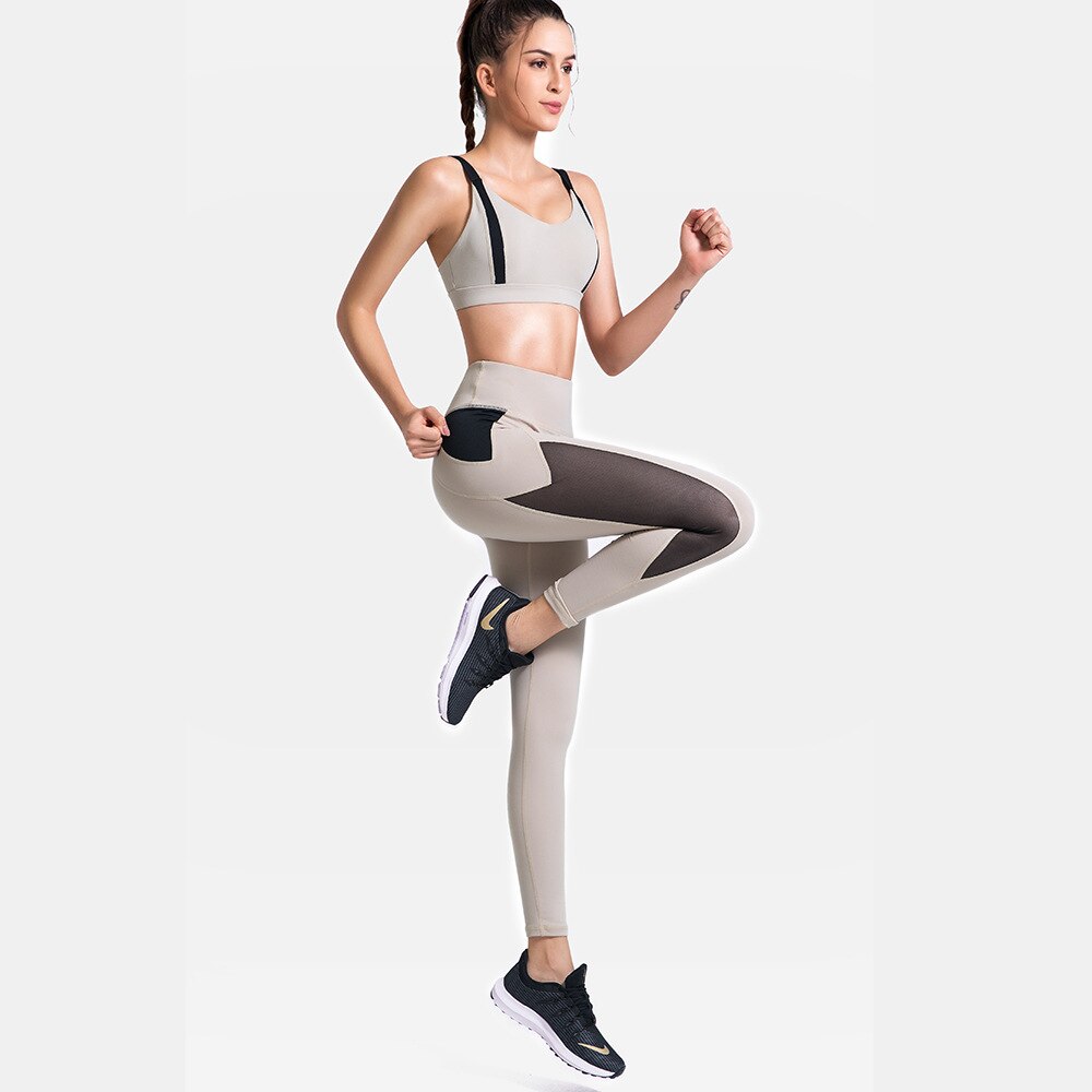 Active Crop Top & Leggings Suit-UHXC-gray set-L-United States-Urbanheer