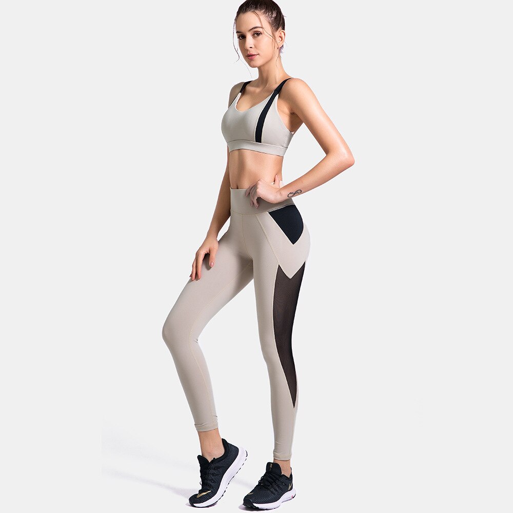 Active Crop Top & Leggings Suit-UHXC-apricot set-XL-United States-Urbanheer