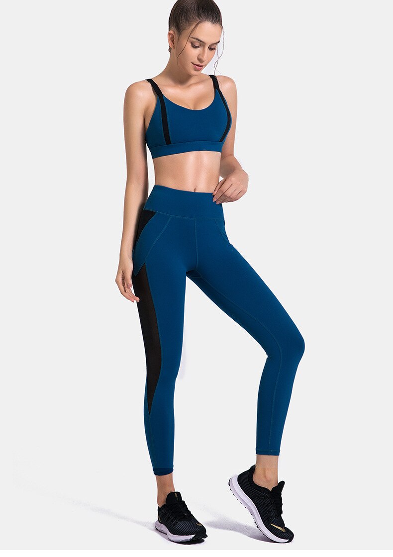 Active Crop Top & Leggings Suit-UHXC-gray set-L-United States-Urbanheer