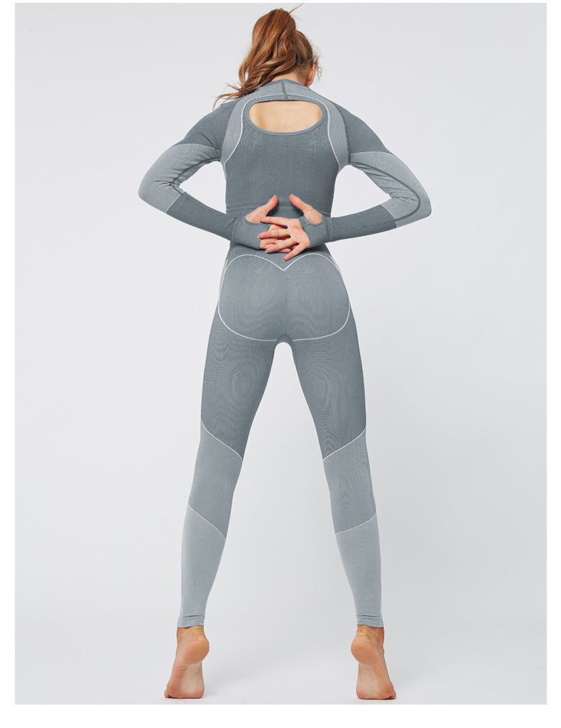 Women Yoga Crop Top Leggings Set-UHXC-Blue-S-United States-Urbanheer