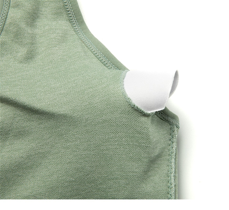 Breathable Athletic Crop Top With Padded Closure-UHXA-Purple-M-United States-Urbanheer