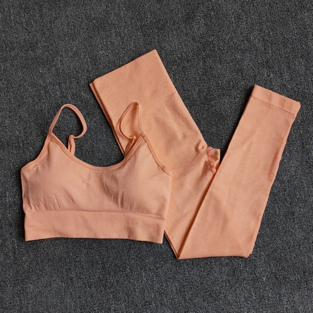 Active Crop Top & Shorts Suit-Clothing - Women-UHXA-BraShirtsPantsWhite-L-Urbanheer