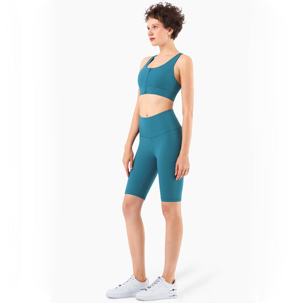 Second Skin Feel Workout Fitness Gym-UHXA-Desert Teal-S-6-Urbanheer