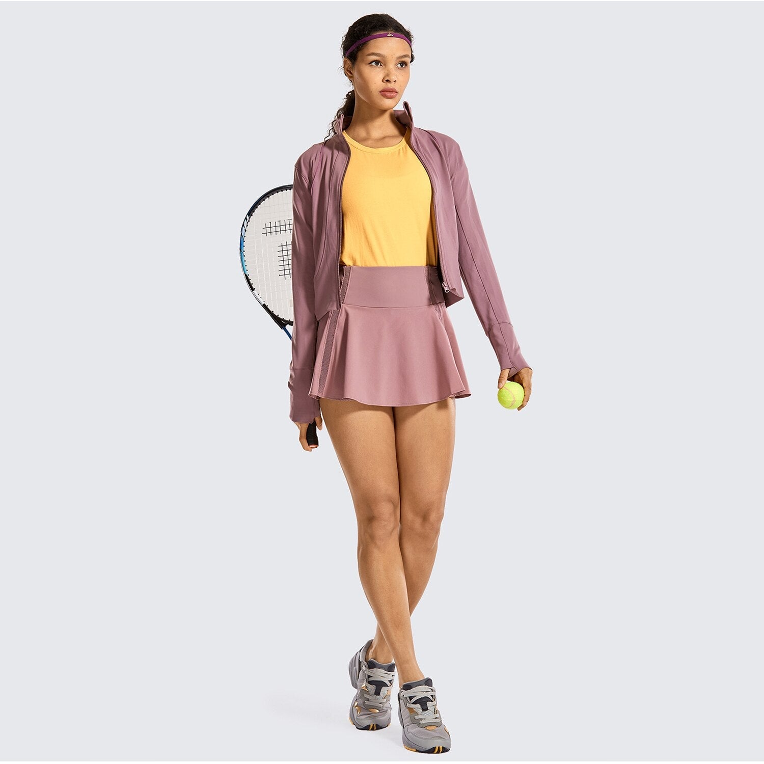 Women'S Quick Dry High Waisted Skirt-UHXA-Black01-US00-Urbanheer