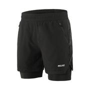 Running Shorts 2 In 1 Quick Dry-UHXA-black-XXL-Urbanheer