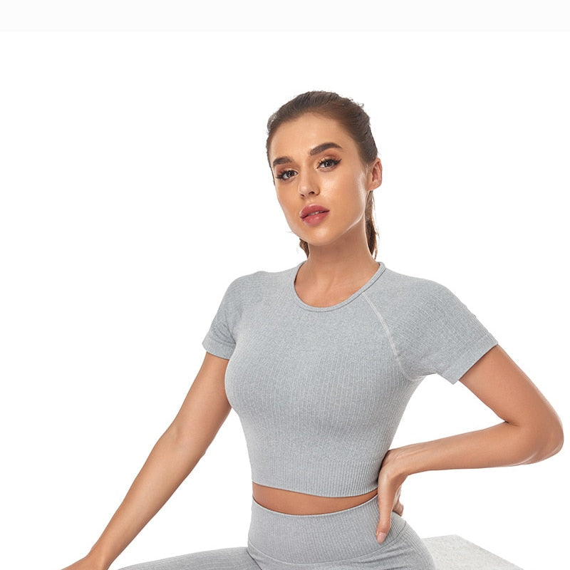 Seamless Active Wear Suit - Top & Leggings-UHXC-Purple-L(63-75KG)-Urbanheer