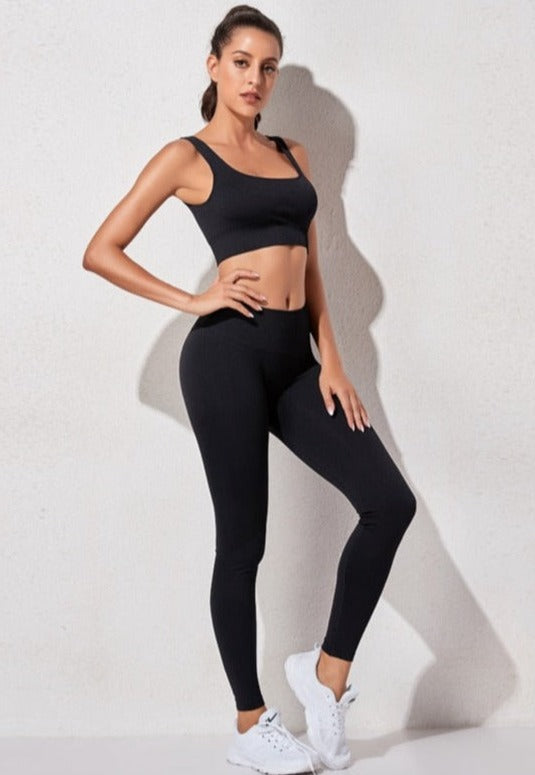 Seamless Active Wear Suit - Top & Leggings-UHXC-Purple-L(63-75KG)-Urbanheer