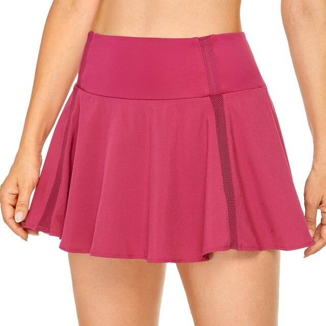 Women'S Quick Dry High Waisted Skirt-UHXA-Black01-US00-Urbanheer