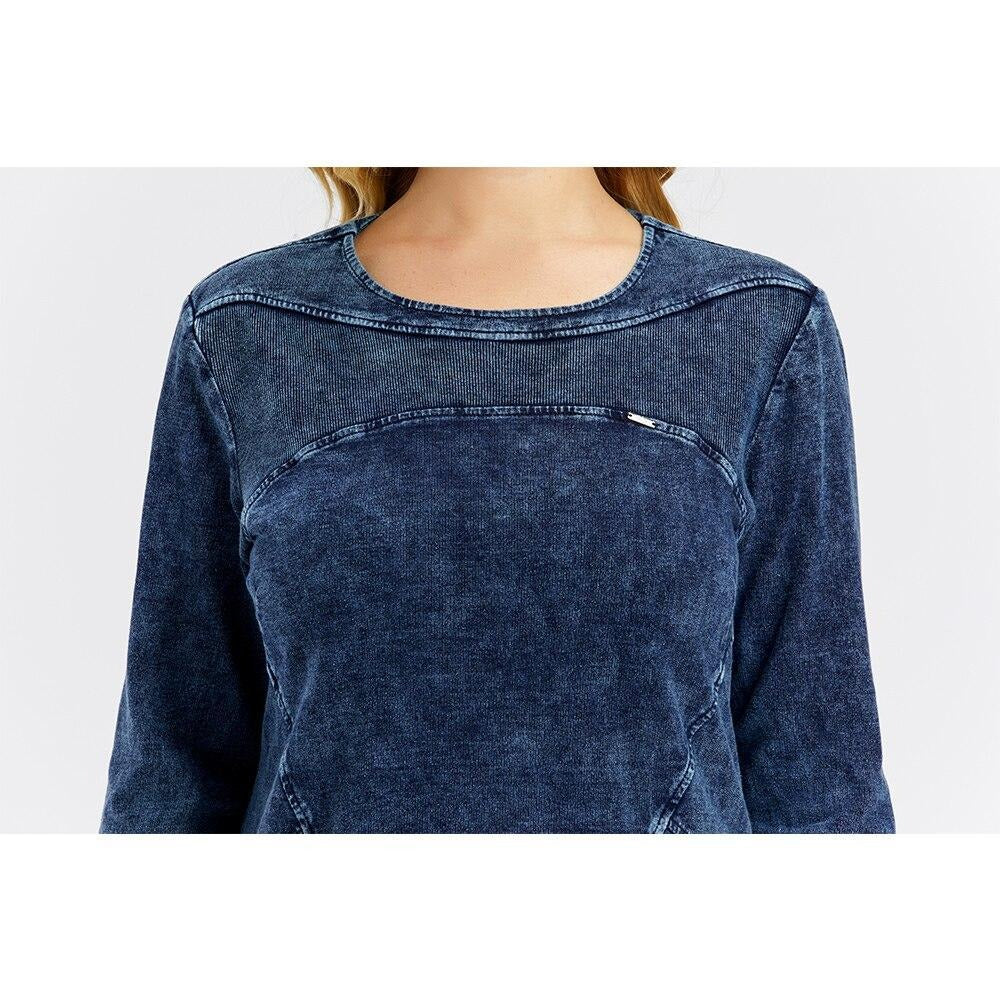 Women'S Plus Size Denim Dress Elasticity-UHXV-56-Urbanheer