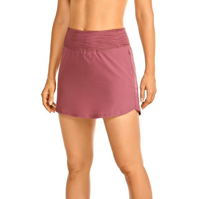 Women'S Lightweight Athletic Skirt-UHXA-Misty Merlot06-US8-10-Urbanheer