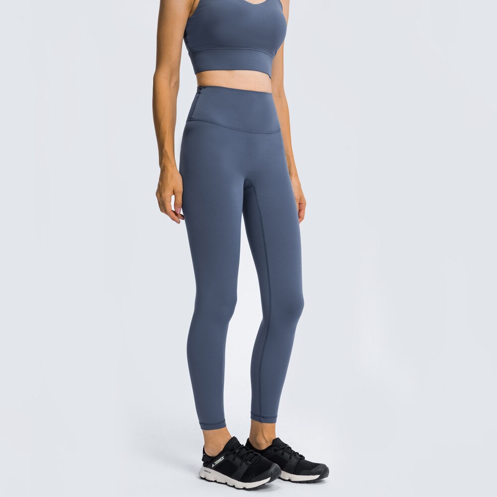 25" Sculpt Hidden Pocket Yoga Pants Sport Leggings Women'S High Waist Y-Type Hipline Workout Gym Athletic Leggings-UHXV-Ink Blue-4-Urbanheer