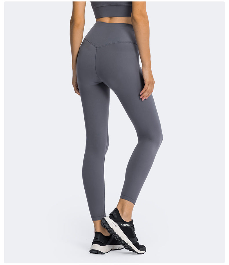 25" Sculpt Hidden Pocket Yoga Pants Sport Leggings Women'S High Waist Y-Type Hipline Workout Gym Athletic Leggings-UHXV-Ink Blue-4-Urbanheer