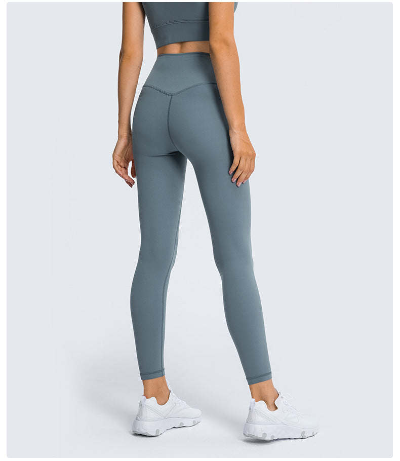 25" Sculpt Hidden Pocket Yoga Pants Sport Leggings Women'S High Waist Y-Type Hipline Workout Gym Athletic Leggings-UHXV-Ink Blue-4-Urbanheer