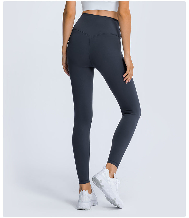 25" Sculpt Hidden Pocket Yoga Pants Sport Leggings Women'S High Waist Y-Type Hipline Workout Gym Athletic Leggings-UHXV-Ink Blue-4-Urbanheer