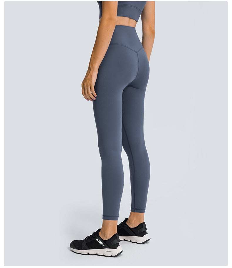 25" Sculpt Hidden Pocket Yoga Pants Sport Leggings Women'S High Waist Y-Type Hipline Workout Gym Athletic Leggings-UHXV-Ink Blue-4-Urbanheer