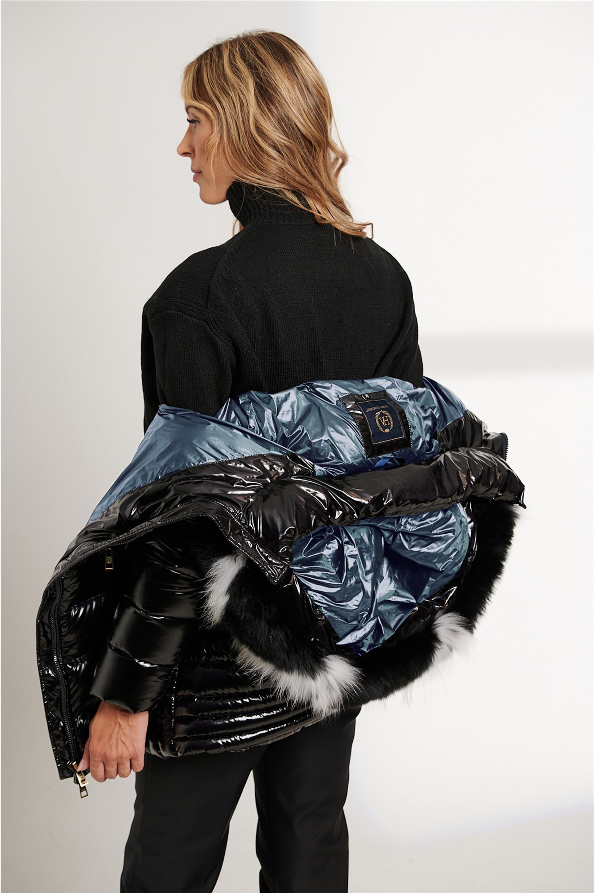 Helena Women Puffer Jacket-Clothing - Women-Henry Arroway-XXL-Black-Urbanheer