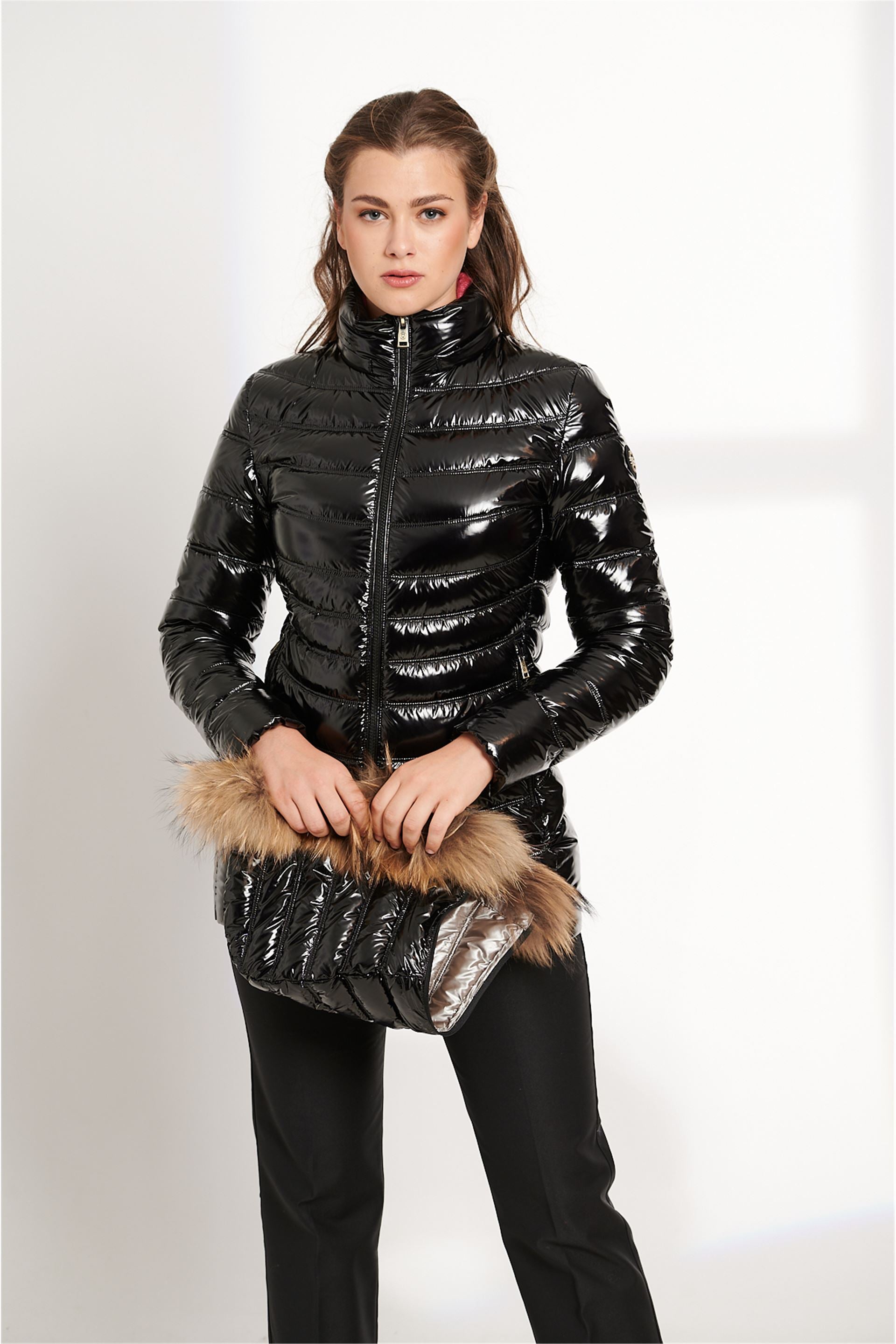 Black Lion Puffer Women Jacket-Clothing - Women-Henry Arroway-XS-Urbanheer