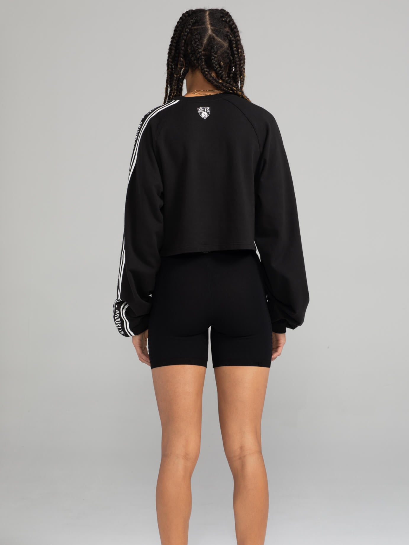 Brooklyn Nets Team Crop-Crop Tops-Qore-M-Urbanheer