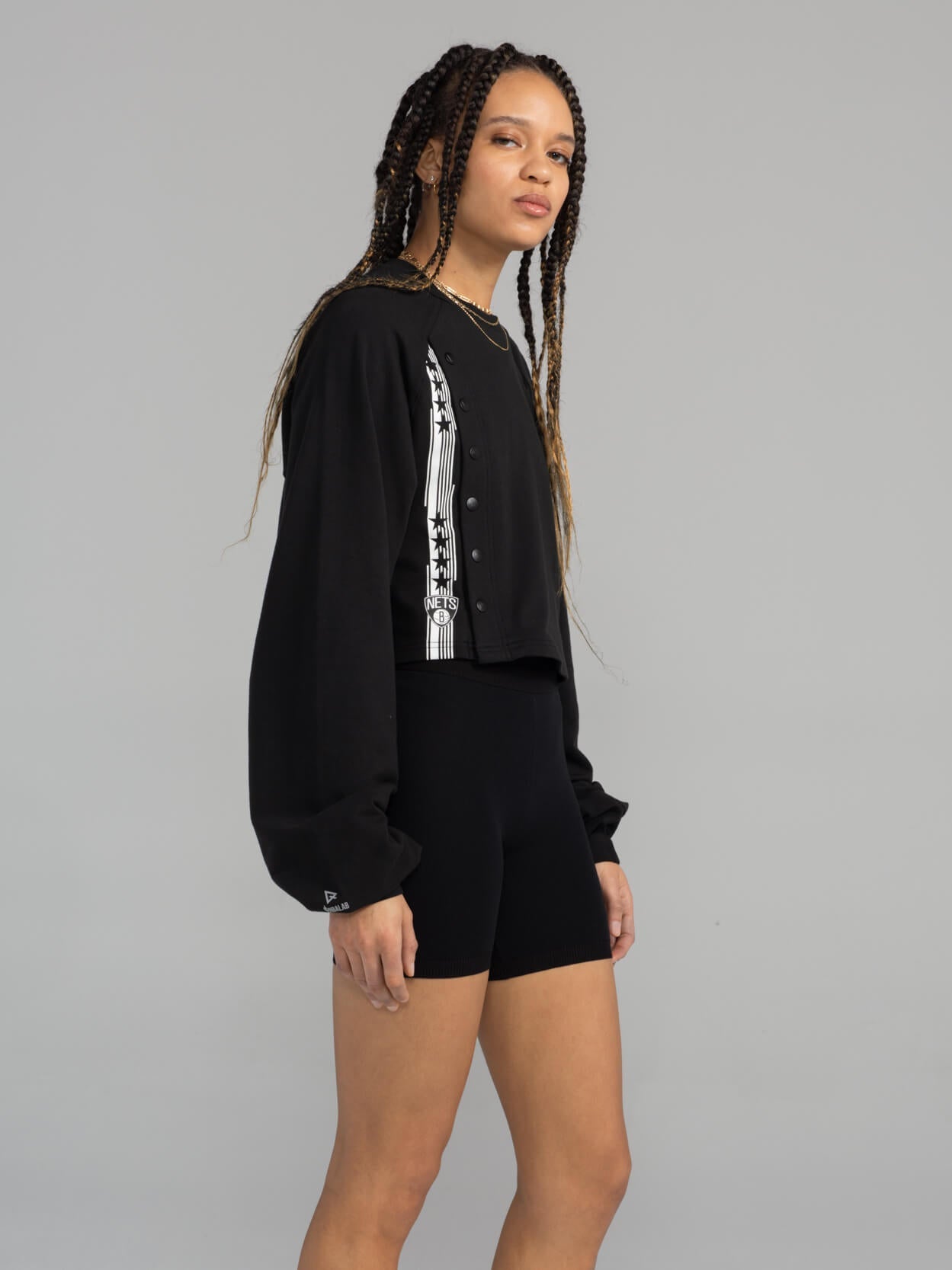 Brooklyn Nets Team Crop-Crop Tops-Qore-M-Urbanheer