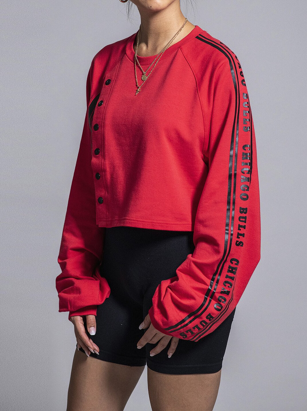 Chicago Bulls Team Crop-Crop Tops-Qore-M-Urbanheer