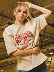 Atlanta Hawks Oversized Tee-oversized tee-QORE-S/M-Urbanheer