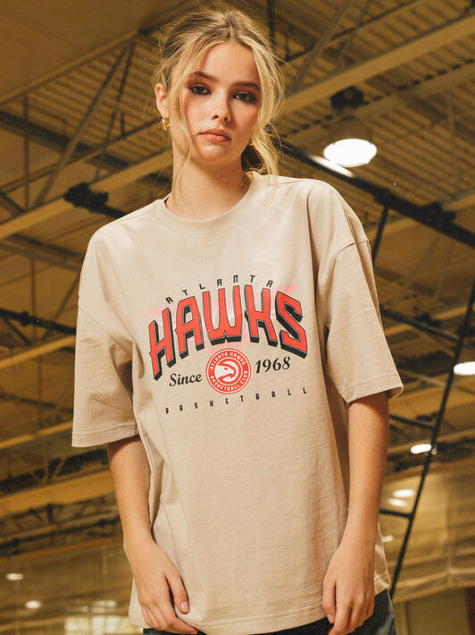 Atlanta Hawks Oversized Tee-oversized tee-QORE-S/M-Urbanheer
