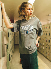Dallas Mavericks Oversized Tee-oversized tee-QORE-S/M-Urbanheer