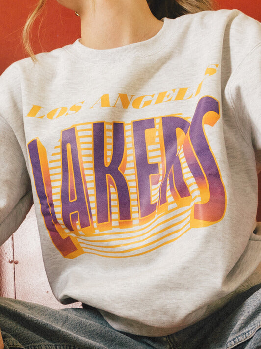 Los Angeles Lakers Crewneck-crewnecks-QORE-S/M-Urbanheer