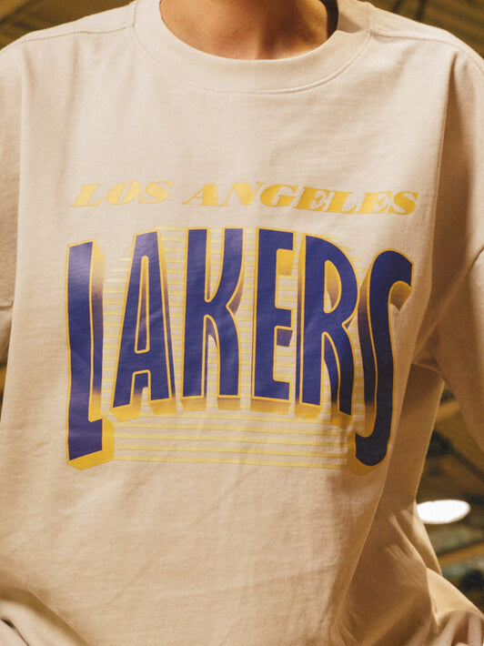 Los Angeles Lakers Oversized Tee-oversized tee-QORE-S/M-Urbanheer