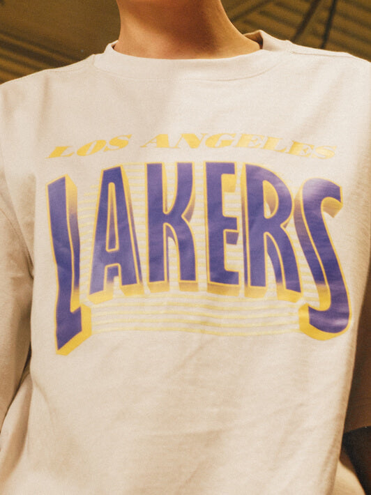 Los Angeles Lakers Oversized Tee-oversized tee-QORE-S/M-Urbanheer