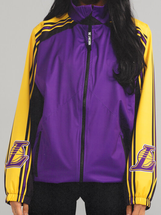 Los Angeles Lakers Team Windbreaker Jacket-Windbreaker-Qore-L-Urbanheer