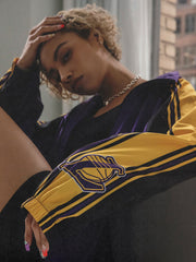 Los Angeles Lakers Team Windbreaker Jacket-Windbreaker-Qore-L-Urbanheer