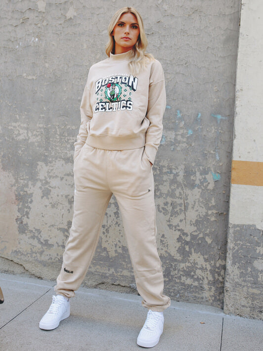 Boston Celtics Mock Neck Top-mock neck tops-QORE-S/M-Urbanheer