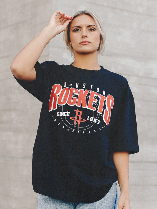 Houston Rockets Oversized Tee-oversized tee-QORE-S/M-Urbanheer