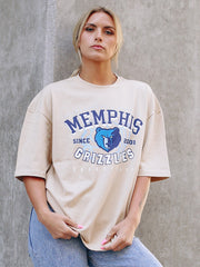 Memphis Grizzlies Oversized Tee-oversized tee-QORE-S/M-Urbanheer
