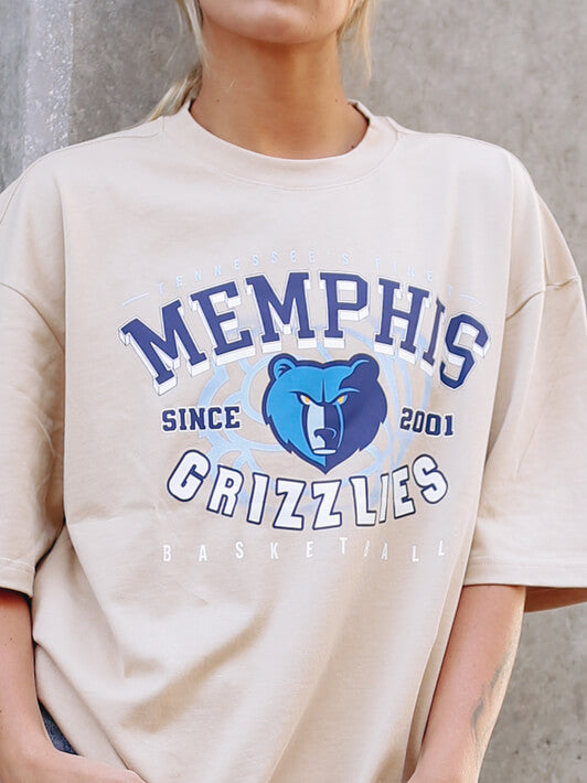 Memphis Grizzlies Oversized Tee-oversized tee-QORE-S/M-Urbanheer