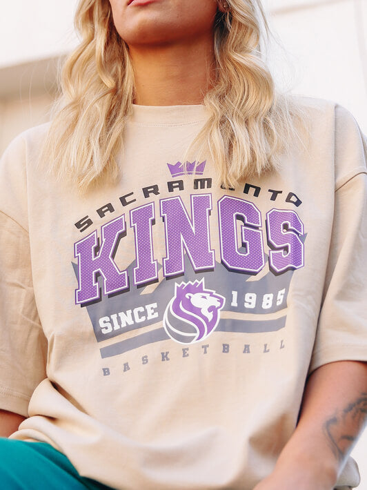 Sacramento Kings Oversized Tee-oversized tee-QORE-S/M-Urbanheer