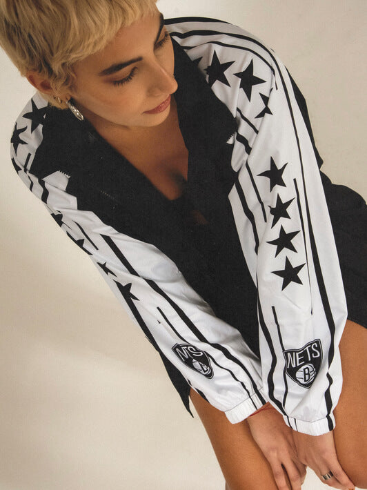 Brooklyn Nets Team Windbreaker Jacket-Windbreaker-Qore-L-Urbanheer