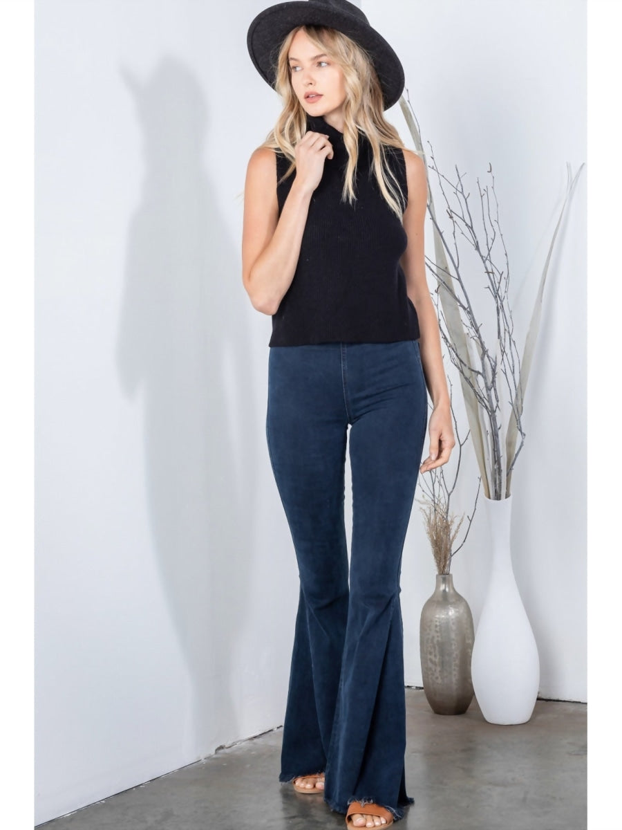 Turtle Neck Sweater Top - Black-REVEROF-S-Urbanheer