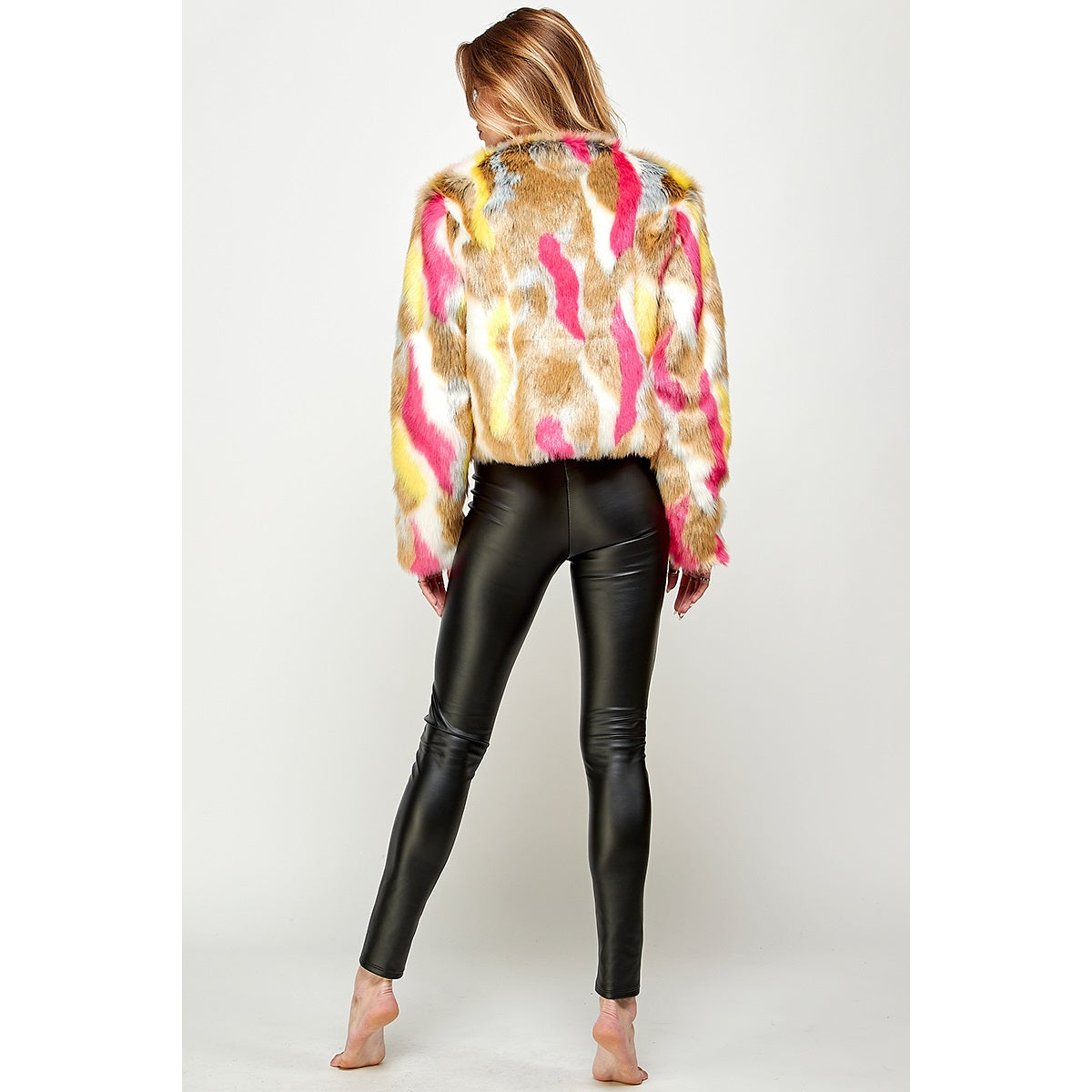 Luxy Faux Fur Blazer-LUXYUSA-S-Urbanheer